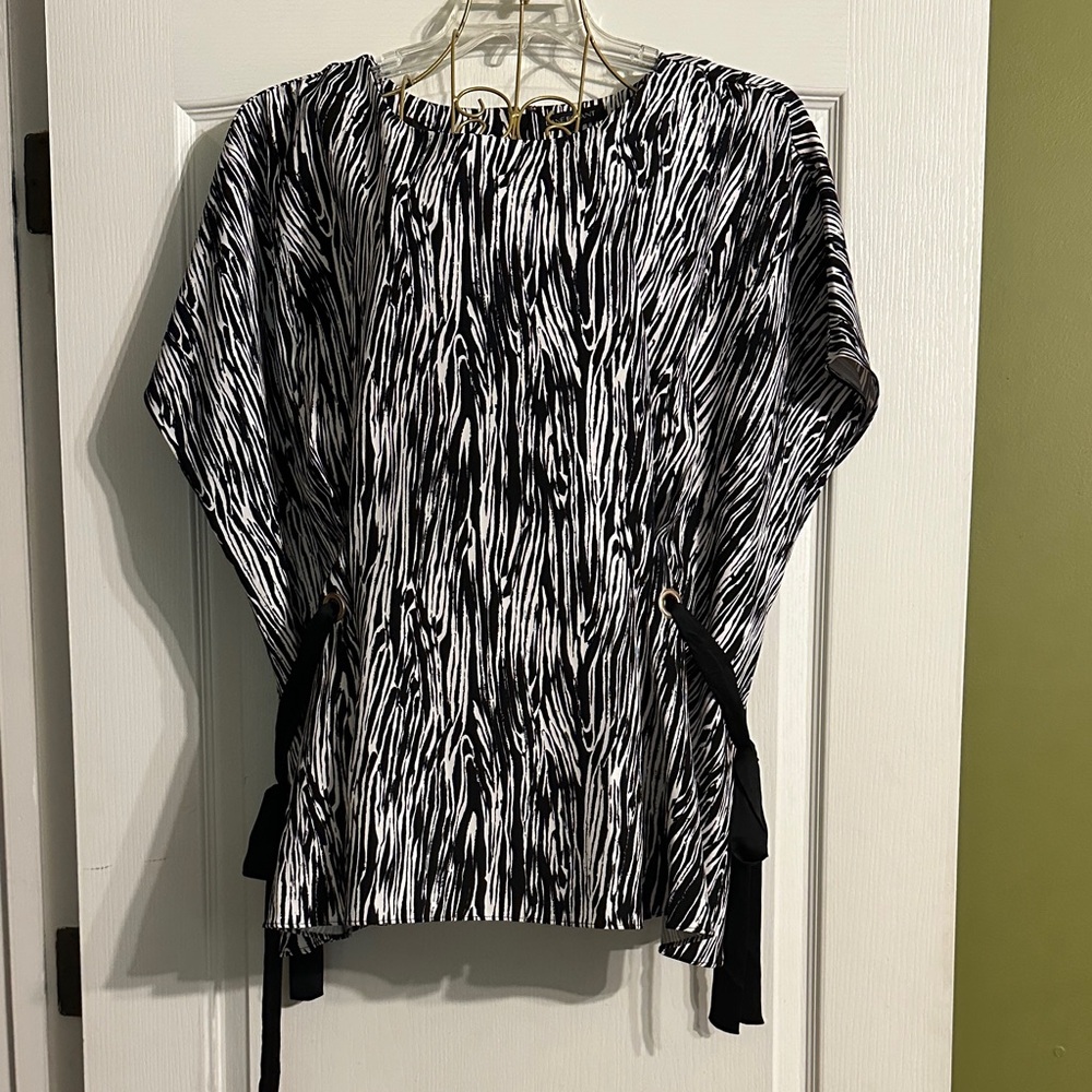 Black and White Women's Top
